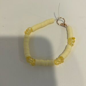 Yellow kids, gummy bear bracelet
